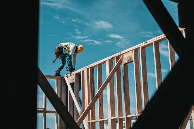 Builder at work