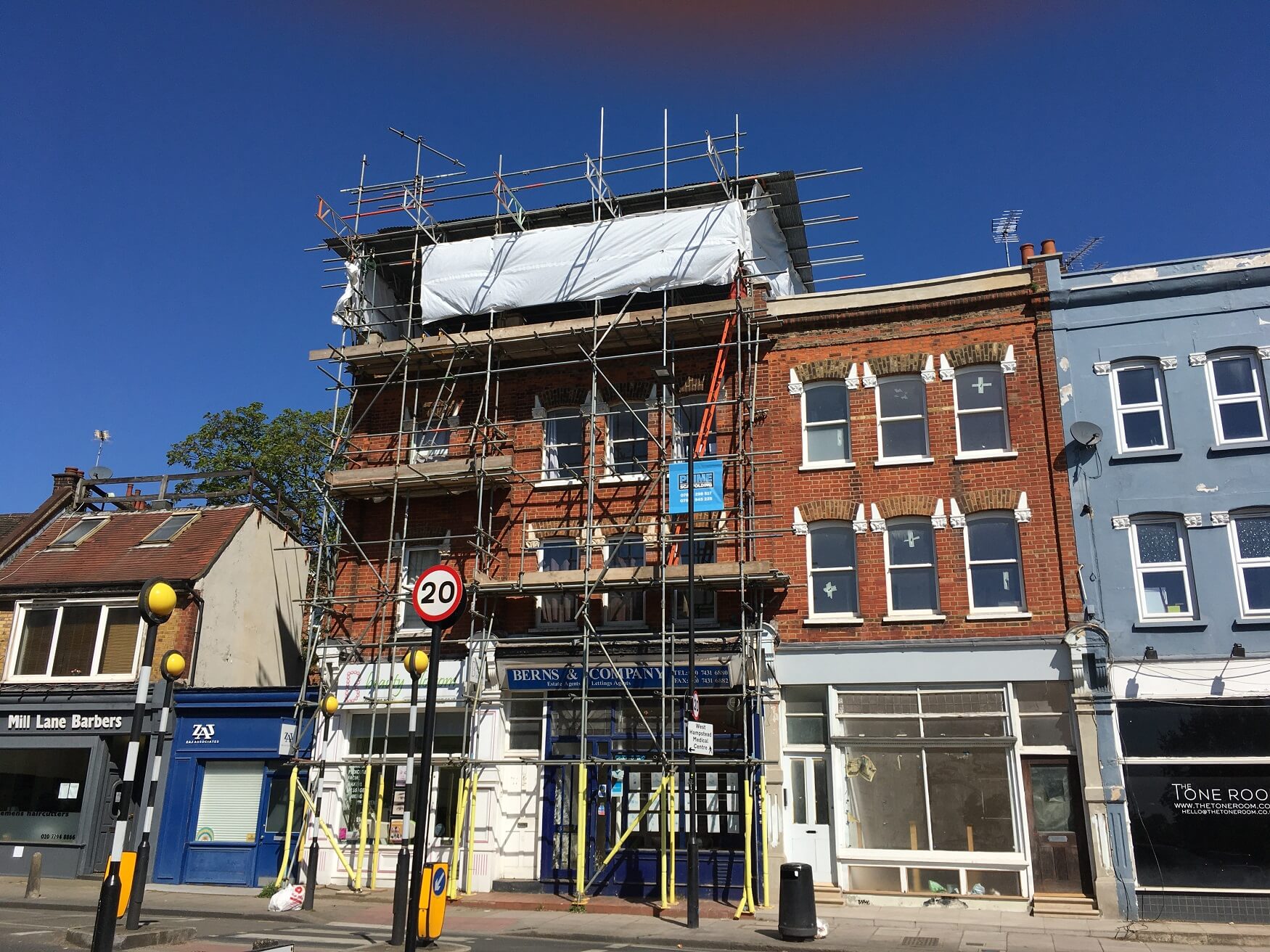 Residential scaffold
