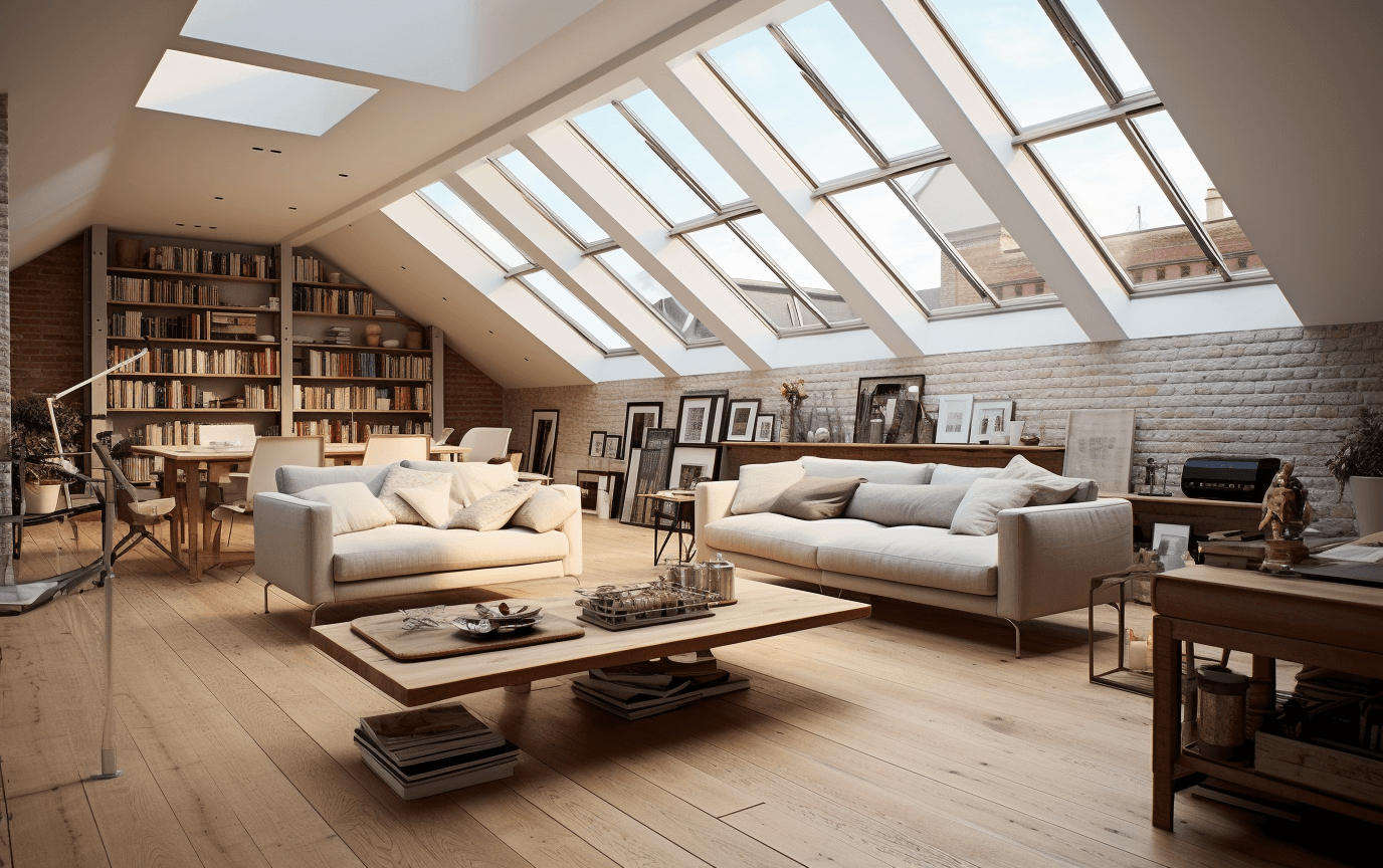 spacious loft conversion